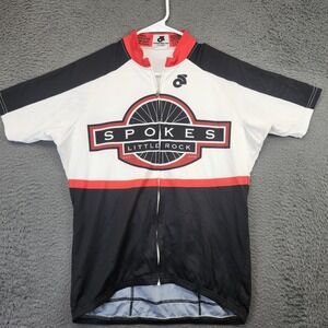Spokes Little Rock Cycling Jersey Mens XL Champion System Race Cut Bike